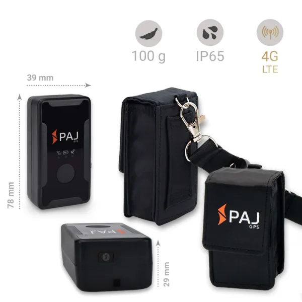 Dimensions and info PAJ EASY Finder 4G GPS Tracker