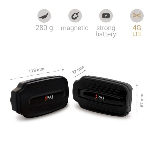Dimensions and info PAJ POWER Finder 4G GPS Tracker