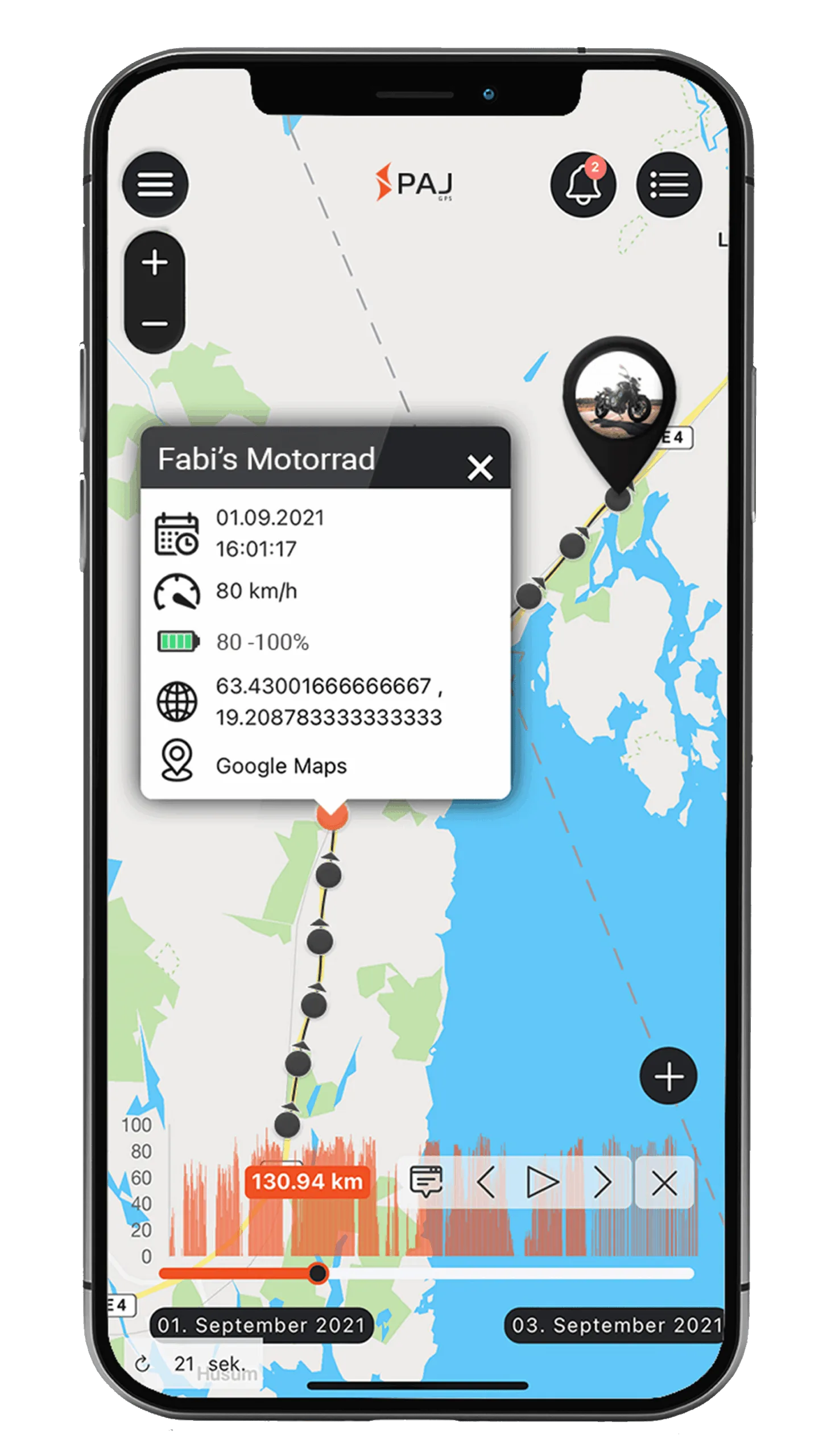live tracking