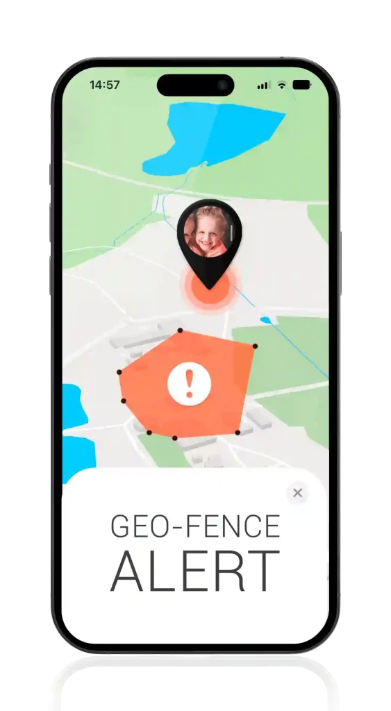 Setting up geo fence alert on GPS tracker for kids