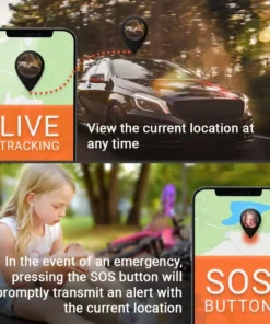Live tracking and SOS button for PAJ GPS Tracker