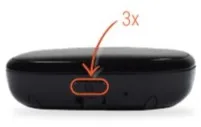 Enlarged view of power on off switch on PET Finder 2023 version