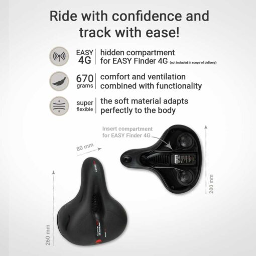 Product details Bike Saddle for PAJ EASY Finder 4G PAJ GPS Tracker