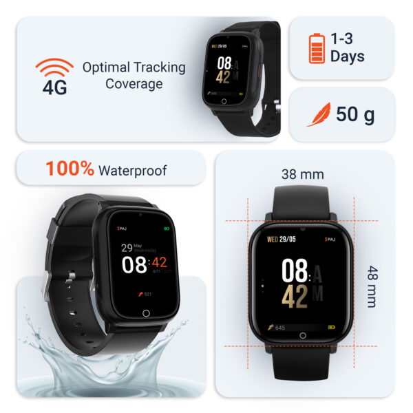 Technical Features PAJ SMARTWATCH Finder 4G PAJ GPS Tracker