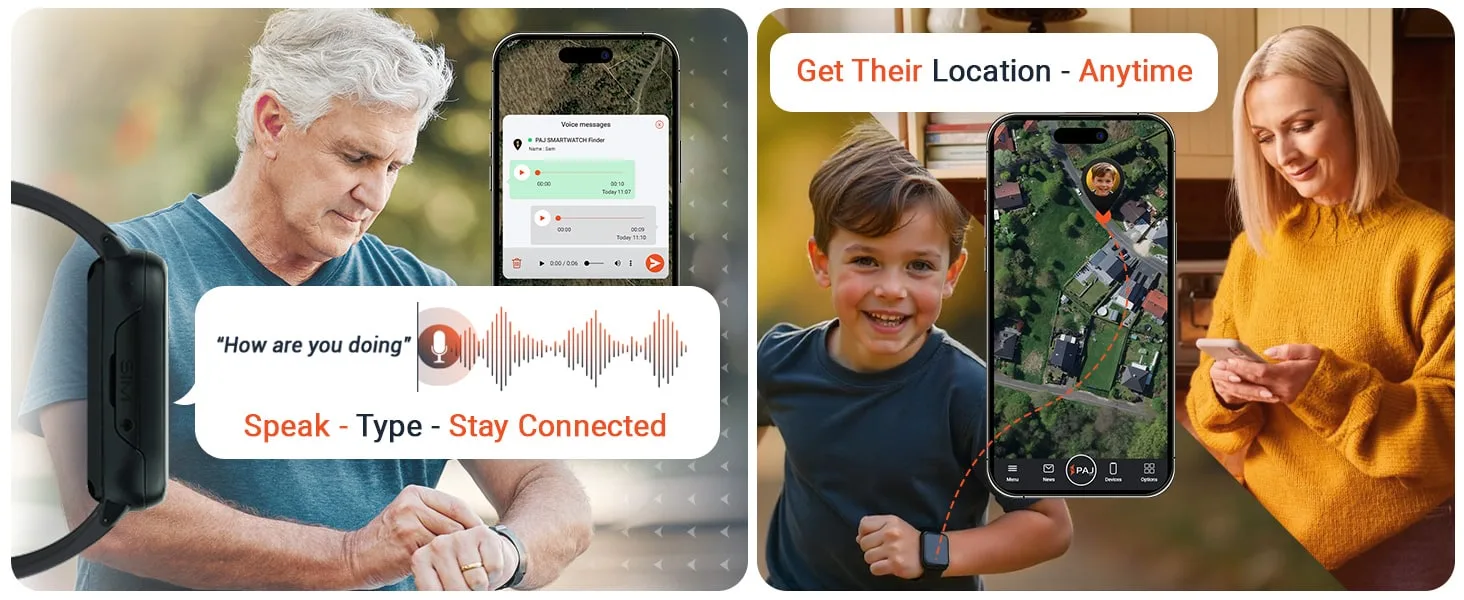 Special Features PAJ SMARTWATCH Finder 4G PAJ GPS Tracker
