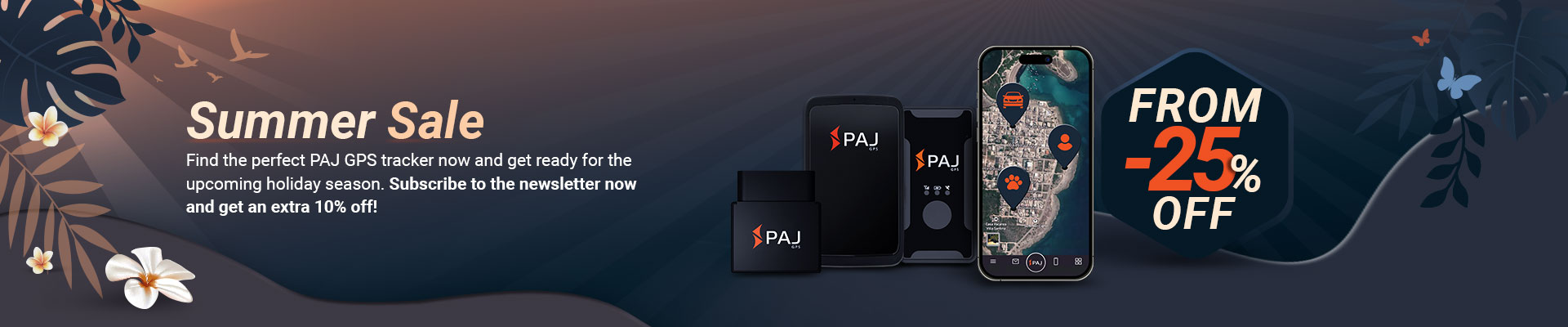 Summer Sale at PAJ GPS Tracker shop