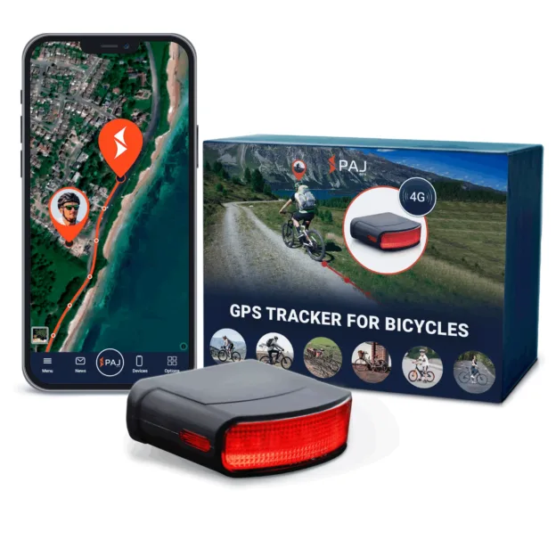 PAJ GPS Tracker: LED BICYCLE Finder 4G