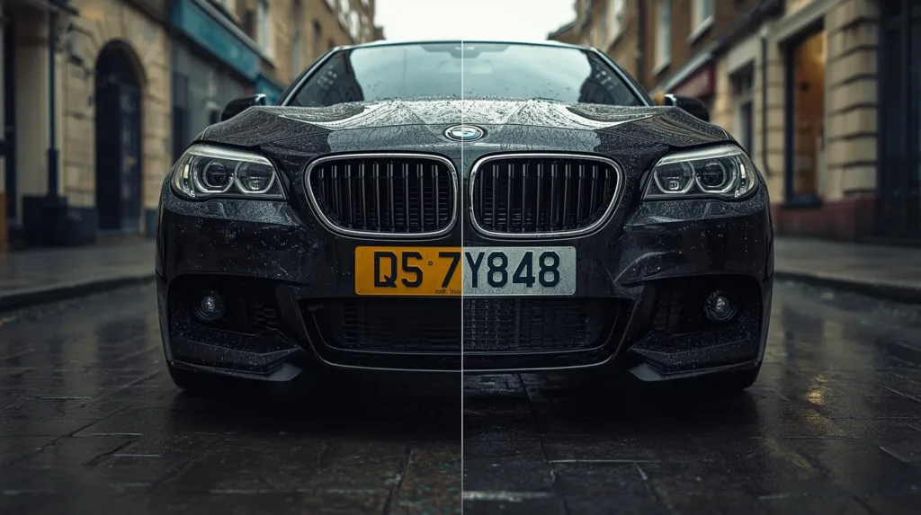 two bmw vehicles with same registration number in UK
