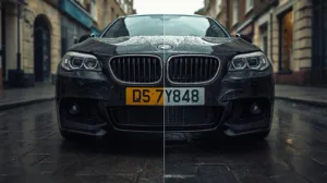 two bmw vehicles with same registration number in UK