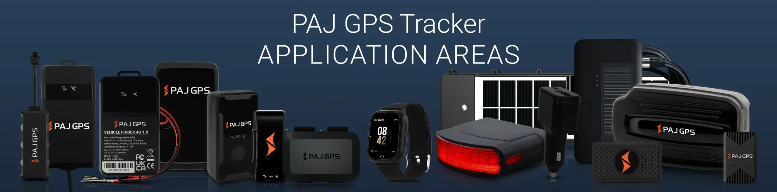 GPS Tracker Application Areas PAJ GPS