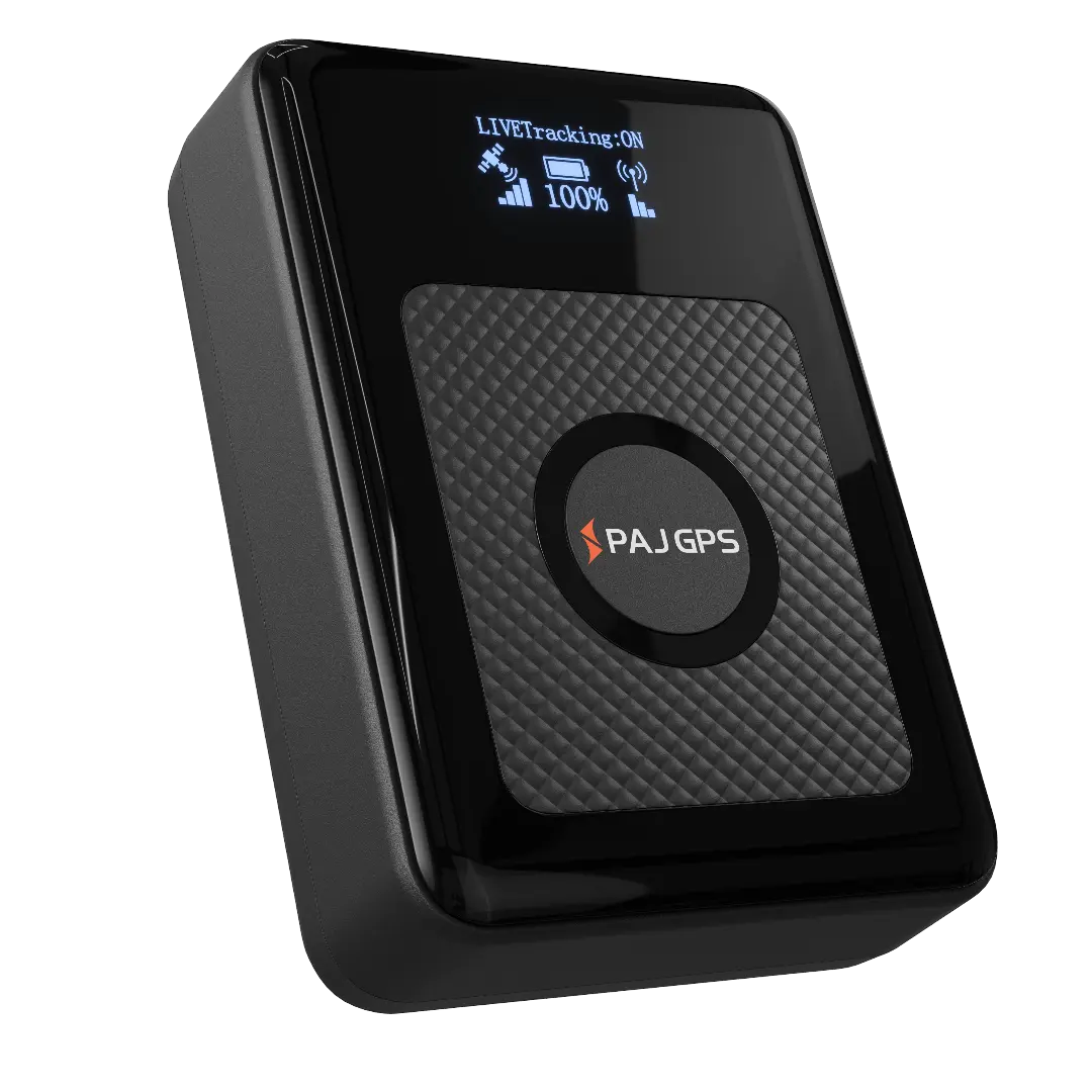 POWER Finder 4G 2.0 with integrated display, angled view